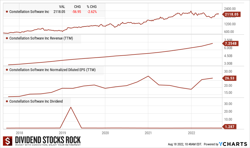 Constellation Software best Canadian tech stock